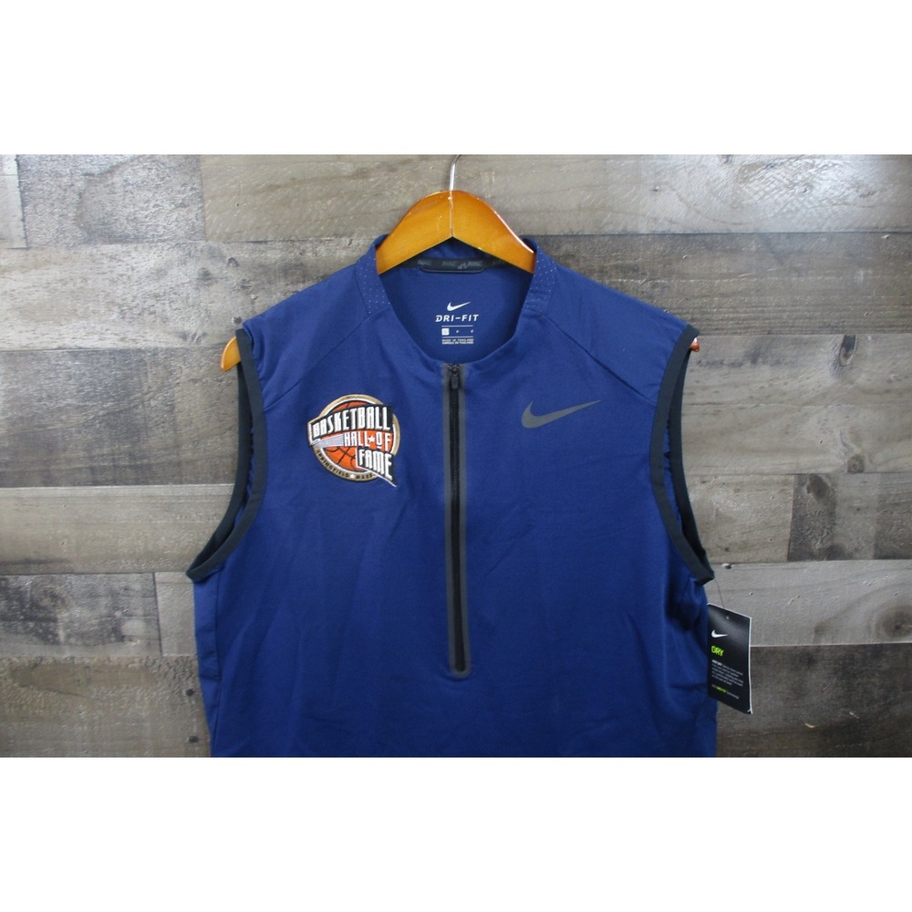 Nike Vest Men Large Blue NBA Basketball Hall of Fame Dri-FIT Training 834458-429
